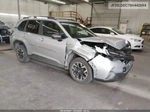 JF2SLDDC7SH442694 — 2025 Subaru Forester, წინა ნაწილი, ფოტოები შეკეთებამდე