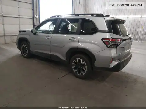 JF2SLDDC7SH442694 — 2025 Subaru Forester, фото 4 с аукциона IAAI, ПЕРЕДНЯЯ ЧАСТЬ