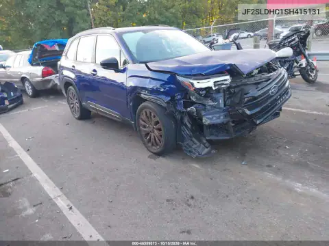 JF2SLDHC1SH415131 — 2025 Subaru Forester, Przód, zdjęć przed naprawą