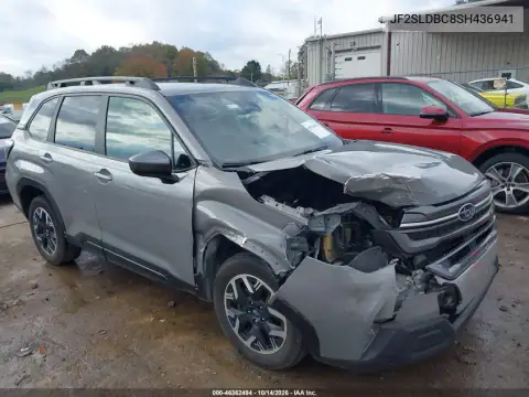 JF2SLDBC8SH436941 — 2025 Subaru Forester, Przód, zdjęć przed naprawą