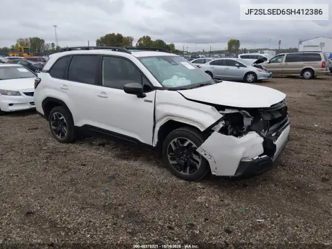 JF2SLSED6SH412386 — 2025 Subaru Forester, Передня частина, фото до ремонту