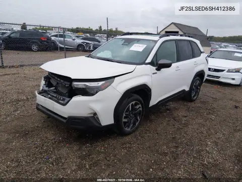 JF2SLSED6SH412386 — 2025 Subaru Forester, foto 3 de IAAI, Parte delantera