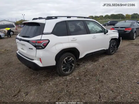 JF2SLSED6SH412386 — 2025 Subaru Forester, foto 5 de IAAI, Parte delantera