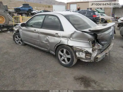 JF1GD61647H519935 — 2007 Subaru Impreza, zdjęcie 4 z IAAI, Lewy i prawy bok