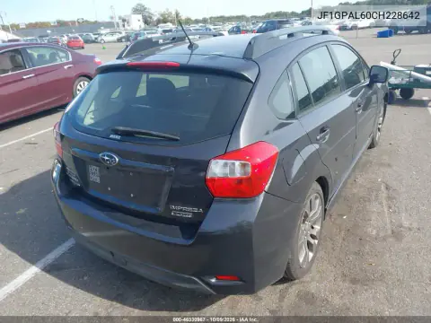2012 Subaru Impreza 2.0I Sport Premium VIN JF1GPAL60CH228642 фото 4