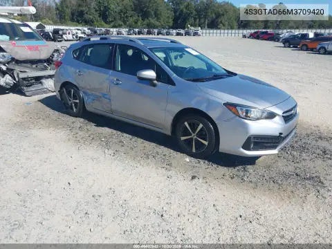 4S3GTAD66M3709420 — 2021 Subaru Impreza, Right rear, before-repair photos