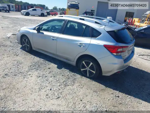 4S3GTAD66M3709420 — 2021 Subaru Impreza, ფოტო 4, IAAI, უკანა მარჯვენა ნაწილი