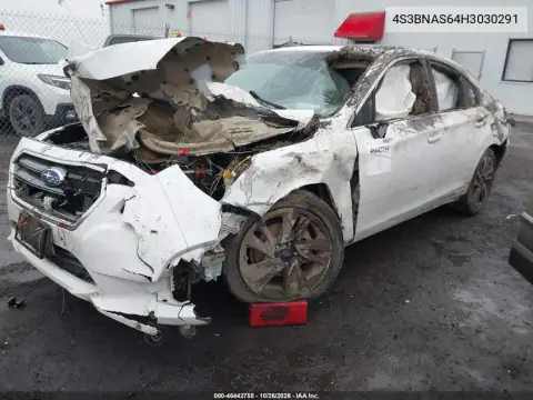 4S3BNAS64H3030291 — 2017 Subaru Legacy, photo 2 from IAAI, Rear end