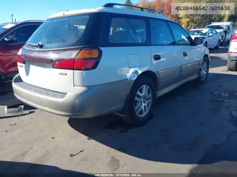 4S3BH665427601638 — 2002 Subaru Outback, photo 5 from IAAI, Left side
