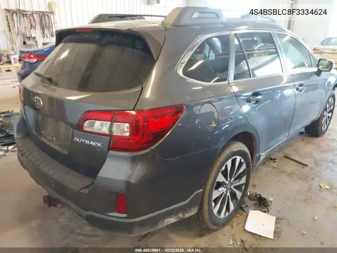 4S4BSBLC8F3334624 — 2015 Subaru Outback, photo 5 from IAAI, Front end