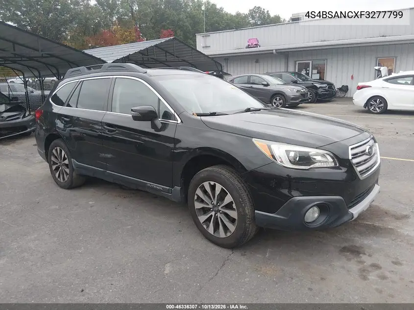 2015 Subaru Outback 2.5I Limited VIN 4S4BSANCXF3277799 фото 2