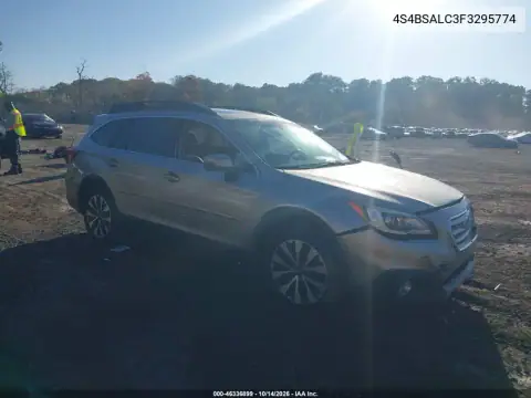 4S4BSALC3F3295774 — 2015 Subaru Outback, фото 2 с аукциона IAAI, Передняя часть