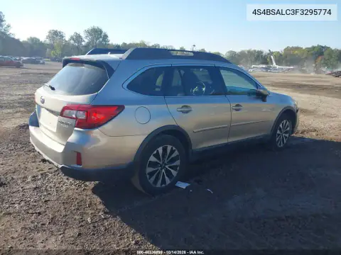 4S4BSALC3F3295774 — 2015 Subaru Outback, фото 5 с аукциона IAAI, Передняя часть