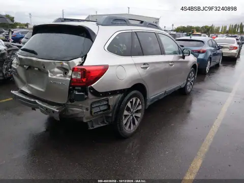 4S4BSBJC9F3240898 — 2015 Subaru Outback, photo 5 from IAAI, Rear end
