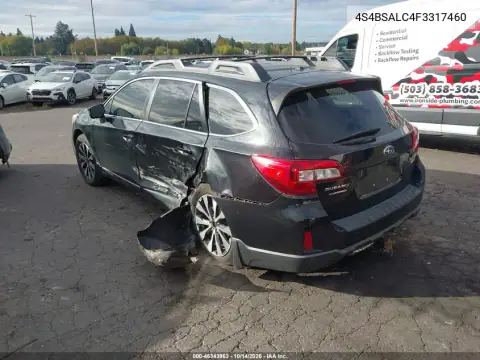 4S4BSALC4F3317460 — 2015 Subaru Outback, фото 4 с аукциона IAAI, Левый бок