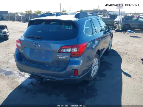 4S4BSAFCXH3375071 — 2017 Subaru Outback, zdjęcie 5 z IAAI, Lewy bok