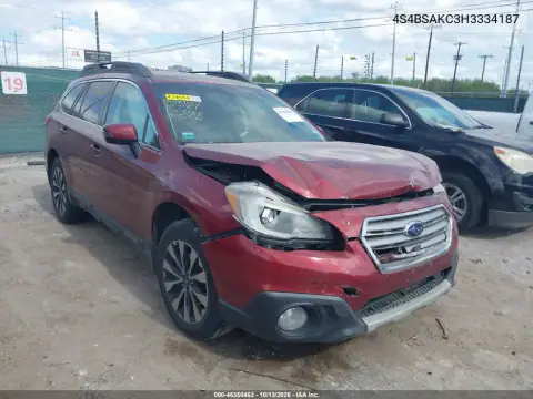 4S4BSAKC3H3334187 — 2017 Subaru Outback, Повреждения со всех сторон, фото до ремонта