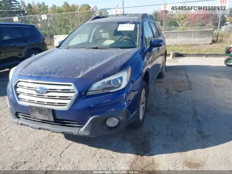 4S4BSAFC9H3308932 — 2017 Subaru Outback, фото 3 с аукциона IAAI 04.11.2026, ЕСТЕСТВЕННЫЙ ИЗНОС