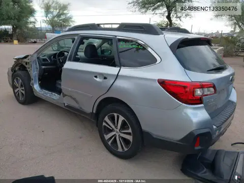 2018 Subaru Outback 3.6R Limited VIN 4S4BSENC1J3350476 фото 4