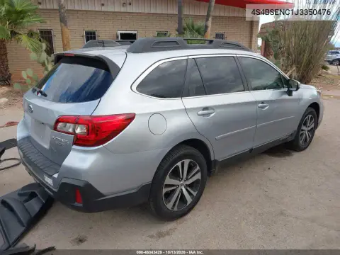 2018 Subaru Outback 3.6R Limited VIN 4S4BSENC1J3350476 фото 5