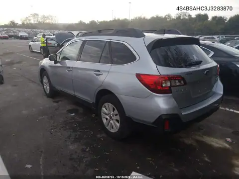 4S4BSAHC3J3283870 — 2018 Subaru Outback, zdjęcie 4 z IAAI, Przód