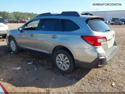 4S4BSAFC8K3269256 — 2019 Subaru Outback, фото 4 з IAAI, Передня частина справа