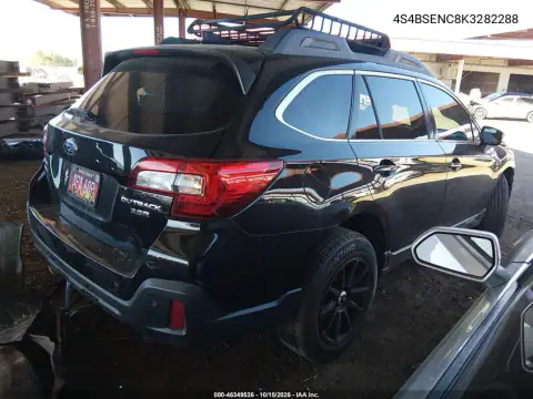 4S4BSENC8K3282288 — 2019 Subaru Outback, foto 4 de IAAI, Parte delantera