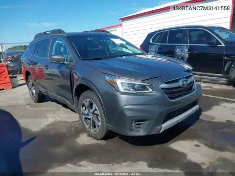 4S4BTANC7M3141558 — 2021 Subaru Outback, ПЕРЕДНЯЯ ЧАСТЬ, фото до ремонта