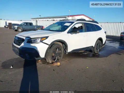4S4BTGLD9M3213133 — 2021 Subaru Outback, ფოტო 3, IAAI, მარჯვენა მხარე
