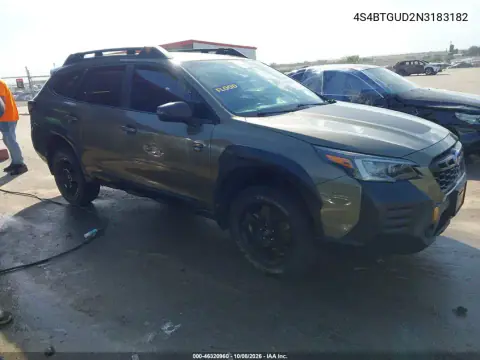 4S4BTGUD2N3183182 — 2022 Subaru Outback, Flood, before-repair photos