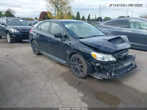JF1VA1C61J9818302 — 2018 Subaru WRX, Parte delantera, fotos antes de reparar