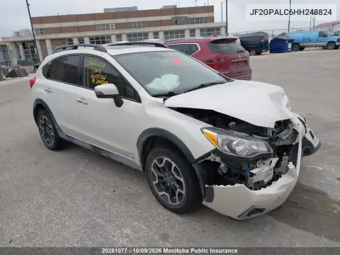 JF2GPALC6HH248824 — 2017 Subaru XV, Передняя часть, фото до ремонта