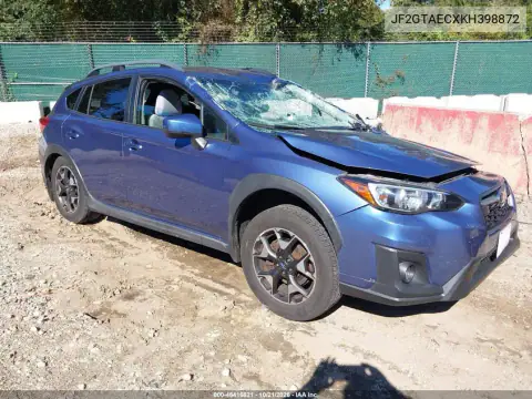 JF2GTAECXKH398872 — 2019 Subaru XV, Lado izquierdo, fotos antes de reparar