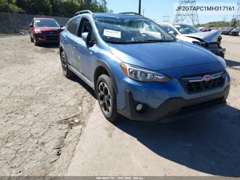 JF2GTAPC1MH317161 — 2021 Subaru XV, Крыша, фото до ремонта