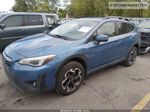 JF2GTHMC4MH317572 — 2021 Subaru XV, zdjęcie 3 z IAAI, Grad