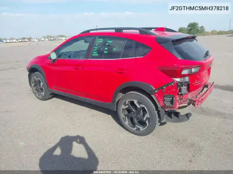 2021 Subaru Crosstrek Limited VIN JF2GTHMC5MH378218 фото 4