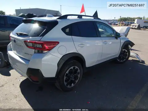 JF2GTAPC7M8251697 — 2021 Subaru XV, ფოტო 4, IAAI, წინა ნაწილი