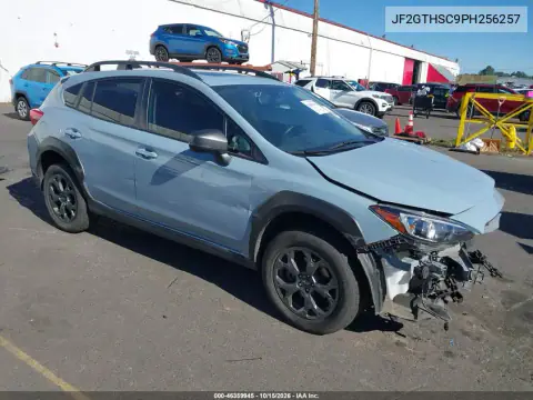 JF2GTHSC9PH256257 — 2023 Subaru XV, წინა ნაწილი, ფოტოები შეკეთებამდე