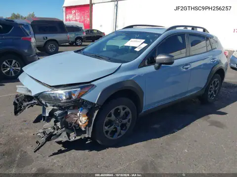 JF2GTHSC9PH256257 — 2023 Subaru XV, ფოტო 2, IAAI, წინა ნაწილი