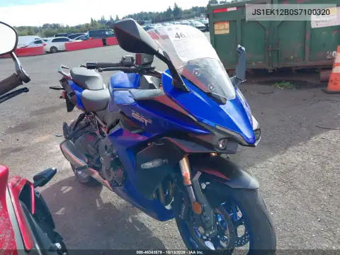 JS1EK12B0S7100320 — 2025 Suzuki Gsx, Левый бок, фото до ремонта