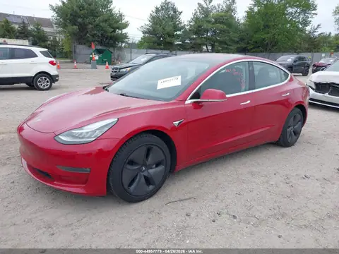 5YJ3E1EAXJF095742 — 2018 Tesla Model 3 Long Range/Mid Range, photo 2 from IAAI 29.10.2026, Right rear