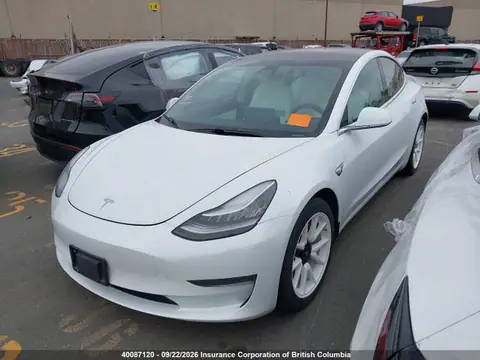 5YJ3E1EB5JF107952 — 2018 Tesla Model 3 Long Range/Performance, photo 2 from IAAI 26.10.2026, Rear end
