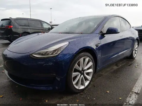 5YJ3E1EB7JF133890 — 2018 Tesla Model 3, photo 2 from IAAI 26.10.2026, Front end