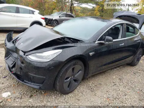 5YJ3E1EB5LF662841 — 2020 Tesla Model 3, photo 2 from IAAI, Not reported