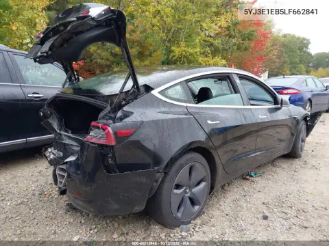 5YJ3E1EB5LF662841 — 2020 Tesla Model 3, photo 4 from IAAI, Not reported