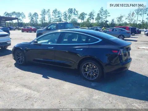 5YJ3E1EC2LF601360 — 2020 Tesla Model 3, фото 3 з IAAI 31.10.2026, Передня частина