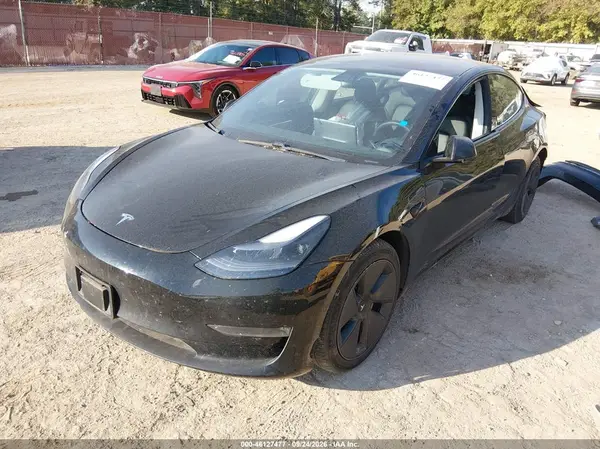5YJ3E1EBXMF062446 — 2021 Tesla Model 3, фото 2 с аукциона IAAI, Задняя часть