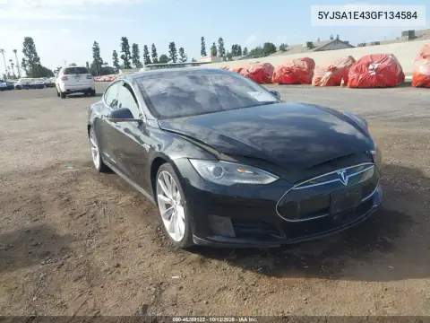 5YJSA1E43GF134584 — 2016 Tesla Model S, Задня частина справа, фото до ремонту