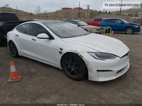 2021 Tesla Model S Long Range Dual Motor All-Wheel Drive VIN 5YJSA1E56MF453093 фото 1