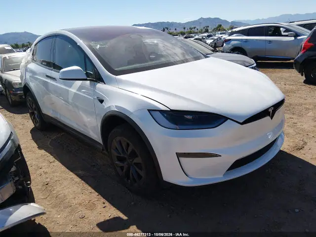 7SAXCBE58SF472007 — 2025 Tesla Model X Long Range, Rear end (Rear), before-repair photos